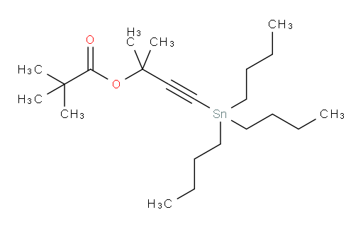 2-methyl-4-(tributylstannyl)but-3-yn-2-yl pivalate