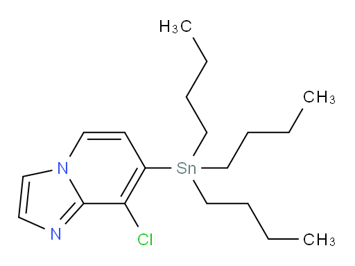 8-chloro-7-(tributylstannyl)imidazo[1,2-a]pyridine