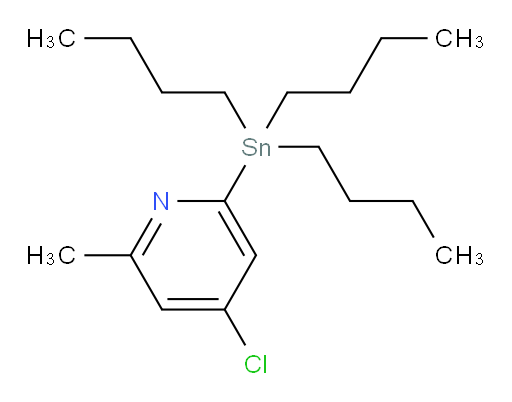4-chloro-2-methyl-6-(tributylstannyl)pyridine