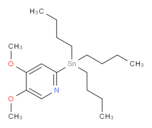 4,5-dimethoxy-2-(tributylstannyl)pyridine