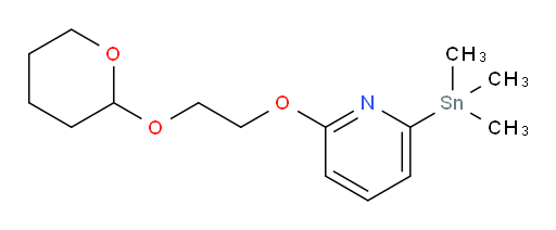 2-(2-((tetrahydro-2H-pyran-2-yl)oxy)ethoxy)-6-(trimethylstannyl)pyridine
