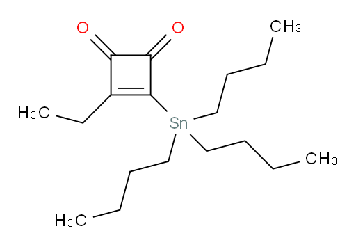 3-ethyl-4-(tributylstannyl)cyclobut-3-ene-1,2-dione