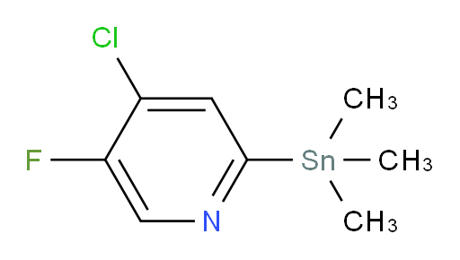 4-chloro-5-fluoro-2-(trimethylstannyl)pyridine