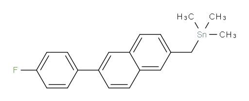 ((6-(4-fluorophenyl)naphthalen-2-yl)methyl)trimethylstannane