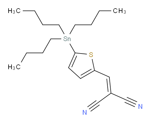 2-((5-(tributylstannyl)thiophen-2-yl)methylene)malononitrile