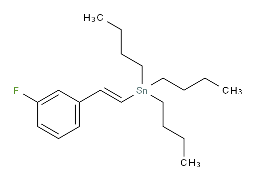 (E)-tributyl(3-fluorostyryl)stannane