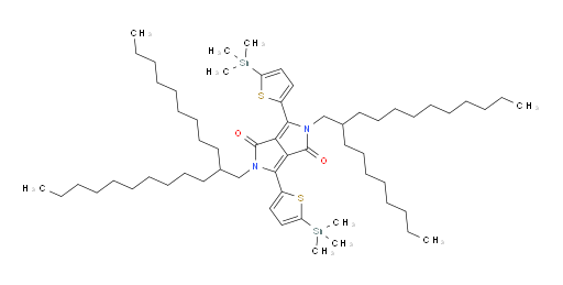 2-(2-nonyldodecyl)-5-(2-octyldodecyl)-3,6-bis(5-(trimethylstannyl)thiophen-2-yl)pyrrolo[3,4-c]pyrrole-1,4(2H,5H)-dione