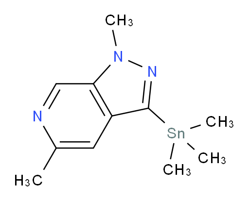 1,5-dimethyl-3-(trimethylstannyl)-1H-pyrazolo[3,4-c]pyridine