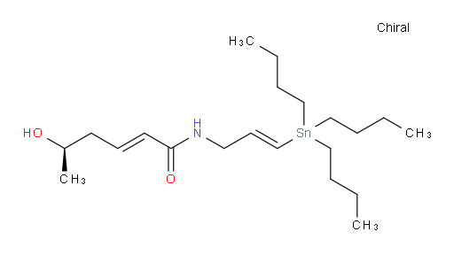 (R,E)-5-hydroxy-N-((E)-3-(tributylstannyl)allyl)hex-2-enamide