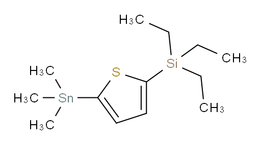 triethyl(5-(trimethylstannyl)thiophen-2-yl)silane