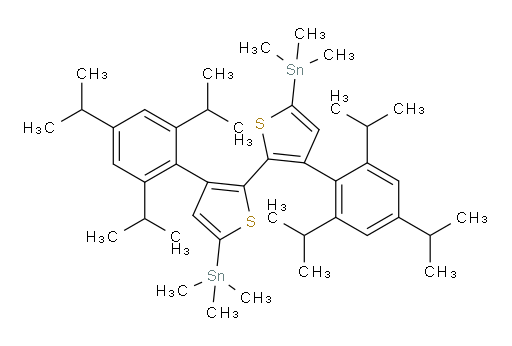(3,3'-bis(2,4,6-triisopropylphenyl)-[2,2'-bithiophene]-5,5'-diyl)bis(trimethylstannane)