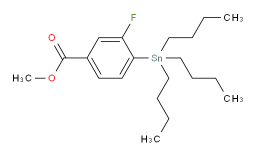 methyl 3-fluoro-4-(tributylstannyl)benzoate