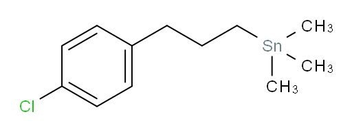 (3-(4-chlorophenyl)propyl)trimethylstannane