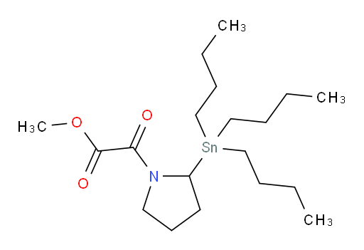 methyl 2-oxo-2-(2-(tributylstannyl)pyrrolidin-1-yl)acetate