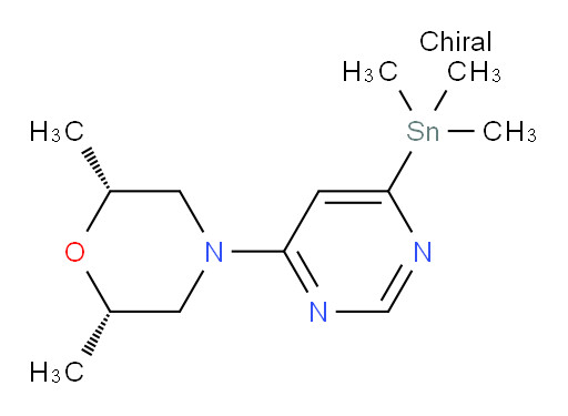 (2R,6S)-2,6-dimethyl-4-(6-(trimethylstannyl)pyrimidin-4-yl)morpholine