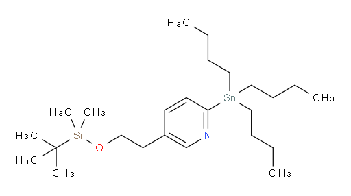 5-(2-((tert-butyldimethylsilyl)oxy)ethyl)-2-(tributylstannyl)pyridine