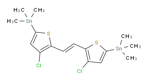 (E)-1,2-bis(3-chloro-5-(trimethylstannyl)thiophen-2-yl)ethene