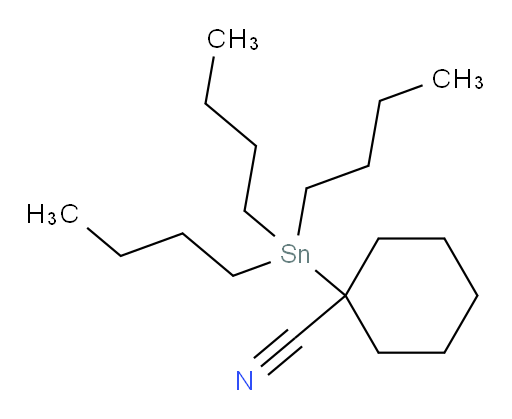 1-(tributylstannyl)cyclohexanecarbonitrile