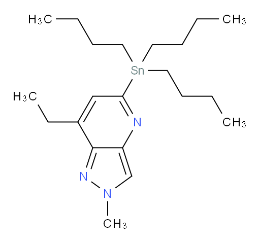 7-ethyl-2-methyl-5-(tributylstannyl)-2H-pyrazolo[4,3-b]pyridine