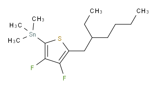 (5-(2-ethylhexyl)-3,4-difluorothiophen-2-yl)trimethylstannane