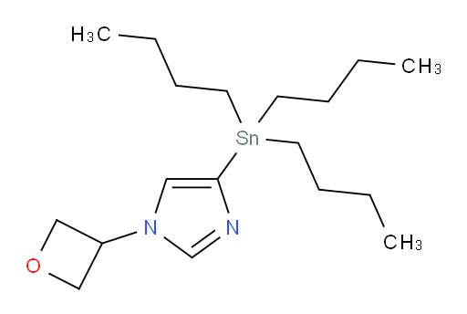 1-(oxetan-3-yl)-4-(tributylstannyl)-1H-imidazole