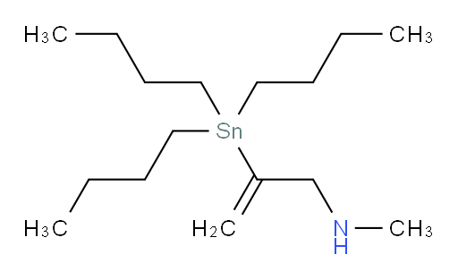 N-methyl-2-(tributylstannyl)prop-2-en-1-amine