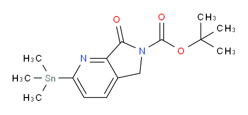 tert-butyl 7-oxo-2-(trimethylstannyl)-5H-pyrrolo[3,4-b]pyridine-6(7H)-carboxylate