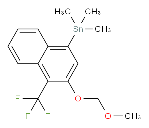 (3-(methoxymethoxy)-4-(trifluoromethyl)naphthalen-1-yl)trimethylstannane