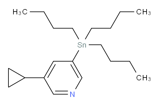 3-cyclopropyl-5-(tributylstannyl)pyridine
