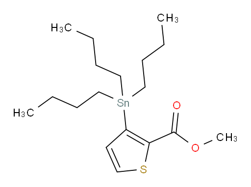 methyl 3-(tributylstannyl)thiophene-2-carboxylate