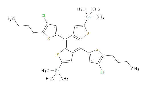 (4,8-bis(5-butyl-4-chlorothiophen-2-yl)benzo[1,2-b:4,5-b']dithiophene-2,6-diyl)bis(trimethylstannane)