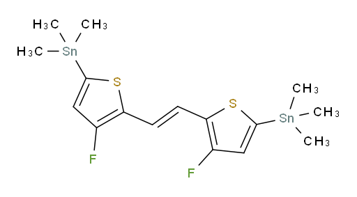 (E)-1,2-bis(3-fluoro-5-(trimethylstannyl)thiophen-2-yl)ethene