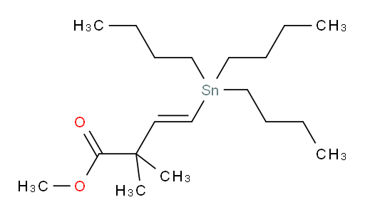 (E)-methyl 2,2-dimethyl-4-(tributylstannyl)but-3-enoate