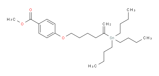methyl 4-((5-(tributylstannyl)hex-5-en-1-yl)oxy)benzoate