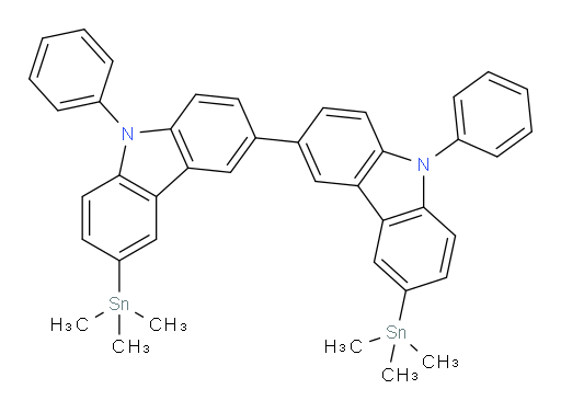 9,9'-diphenyl-6,6'-bis(trimethylstannyl)-9H,9'H-3,3'-bicarbazole