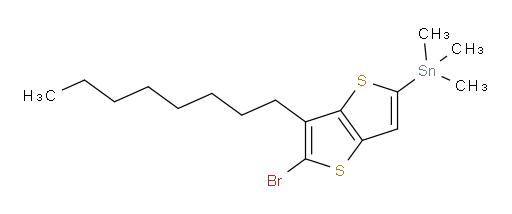 (5-bromo-6-octylthieno[3,2-b]thiophen-2-yl)trimethylstannane