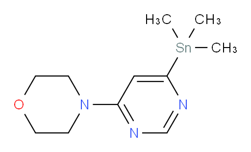 4-(6-(trimethylstannyl)pyrimidin-4-yl)morpholine