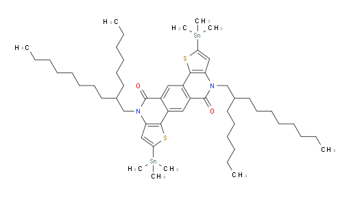 4,10-bis(2-hexyldecyl)-2,8-bis(trimethylstannyl)thieno[2',3':5,6]pyrido[3,4-g]thieno[3,2-c]isoquinoline-5,11(4H,10H)-dione
