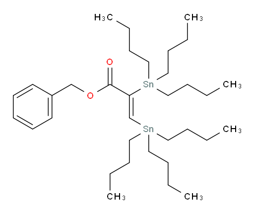 (Z)-benzyl 2,3-bis(tributylstannyl)acrylate
