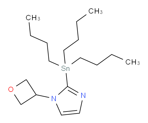 1-(oxetan-3-yl)-2-(tributylstannyl)-1H-imidazole