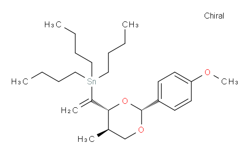 tributyl(1-((2R,4R,5R)-2-(4-methoxyphenyl)-5-methyl-1,3-dioxan-4-yl)vinyl)stannane