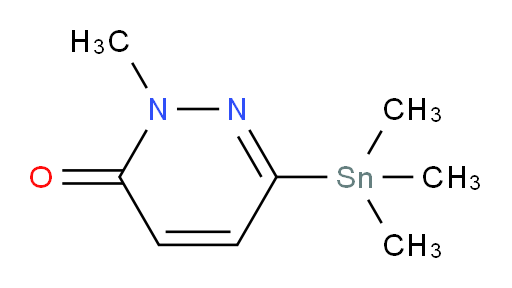 2-methyl-6-(trimethylstannyl)pyridazin-3(2H)-one