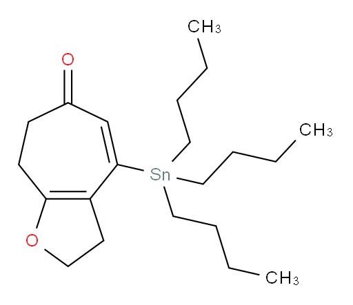 4-(tributylstannyl)-7,8-dihydro-2H-cyclohepta[b]furan-6(3H)-one