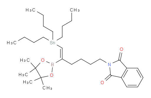 (E)-2-(5-(4,4,5,5-tetramethyl-1,3,2-dioxaborolan-2-yl)-6-(tributylstannyl)hex-5-en-1-yl)isoindoline-1,3-dione