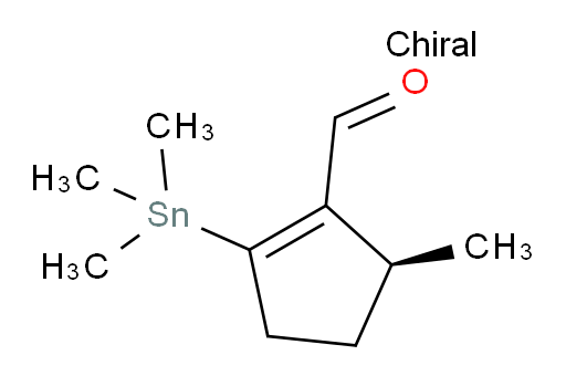 (S)-5-methyl-2-(trimethylstannyl)cyclopent-1-enecarbaldehyde