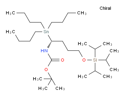 (R)-tert-butyl (1-(tributylstannyl)-4-((triisopropylsilyl)oxy)butyl)carbamate