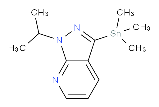1-isopropyl-3-(trimethylstannyl)-1H-pyrazolo[3,4-b]pyridine