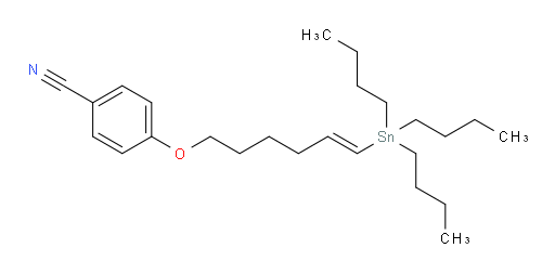(E)-4-((6-(tributylstannyl)hex-5-en-1-yl)oxy)benzonitrile