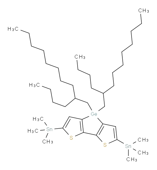 4,4-bis(2-butyldecyl)-2,6-bis(trimethylstannyl)-4H-germolo[3,2-b:4,5-b']dithiophene