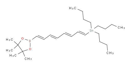 tributyl((1E,3E,5E,7E)-8-(4,4,5,5-tetramethyl-1,3,2-dioxaborolan-2-yl)octa-1,3,5,7-tetraen-1-yl)stannane